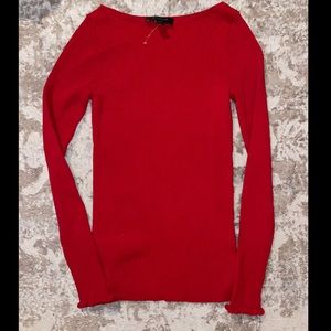 ann taylor chic red sweater